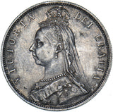 1887 Halfcrown - Victoria British Silver Coin - Very Nice