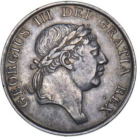 1814 3 Shillings Bank Token - George III British Silver Coin - Nice