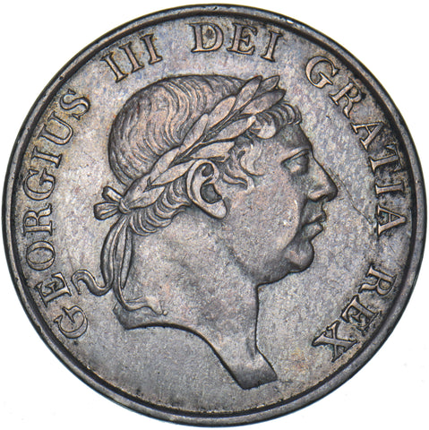 1814 3 Shillings Bank Token - George III British Silver Coin - Nice