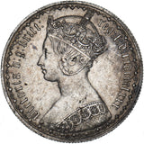 1880 Gothic Florin - Victoria British Silver Coin - Very Nice
