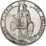 1904 Florin - Edward VII British Silver Coin - Very Nice