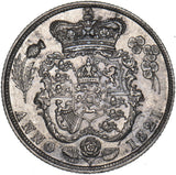1821 Shilling - George IV British Silver Coin - Very Nice