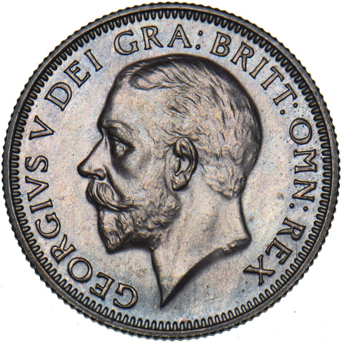 1927 Proof Shilling - George V British Silver Coin - Superb