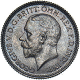 1927 Proof Sixpence - George V British Silver Coin - Superb