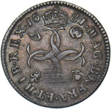 1681 Maundy Fourpence - Charles II British Silver Coin - Nice