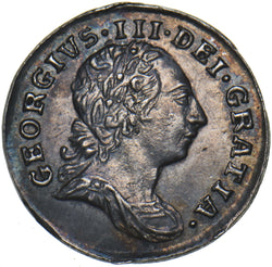 1786 Maundy Penny - George III British Silver Coin - Very Nice