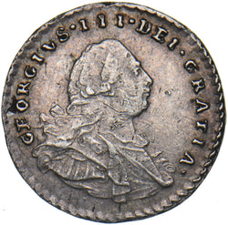 1800 Maundy Penny - George III British Silver Coin - Nice