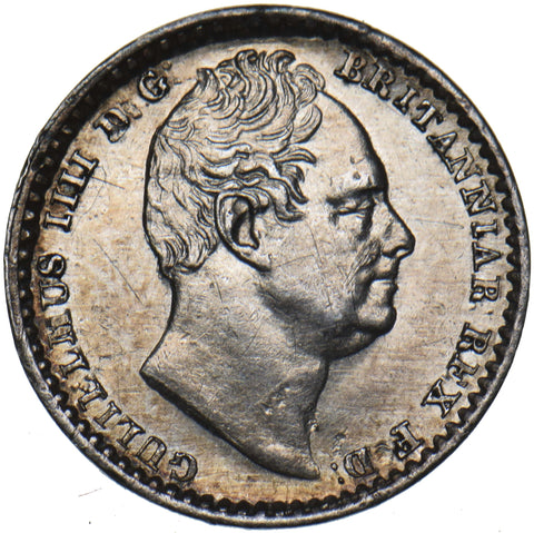 1833 Maundy Penny - William IV British Silver Coin - Very Nice