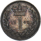 1868 Maundy Penny - Victoria British Silver Coin - Superb
