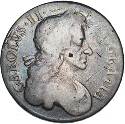 1684 Crown - Charles II British Silver Coin