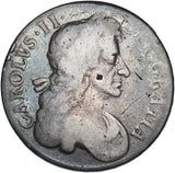 1684 Crown - Charles II British Silver Coin