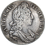 1695 Crown (Edge Holed) - William III British Silver Coin