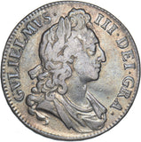 1695 Crown - William III British Silver Coin - Nice