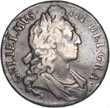1695 Crown - William III British Silver Coin