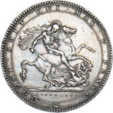 1818 LIX Crown - George III British Silver Coin - Nice