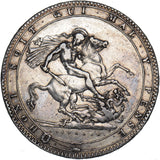 1819 LIX Crown - George III British Silver Coin - Nice