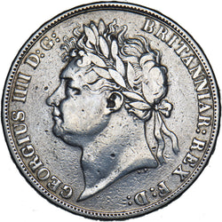 1821 Crown - George IV British Silver Coin