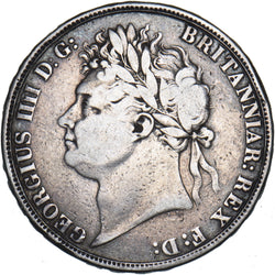 1822 Crown - George IV British Silver Coin