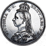 1887 Crown - Victoria British Silver Coin