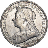 1893 LVI Crown (Davies 503C, Dies 1F) - Victoria British Silver Coin - Nice