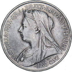 1899 LXIII Crown - Victoria British Silver Coin