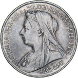1899 LXIII Crown - Victoria British Silver Coin