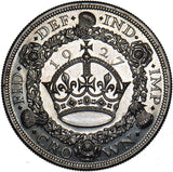 1927 Proof Wreath Crown - George V British Silver Coin - Superb