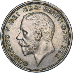 1930 Wreath Crown - George V British Silver Coin - Very Nice