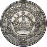 1930 Wreath Crown - George V British Silver Coin - Very Nice