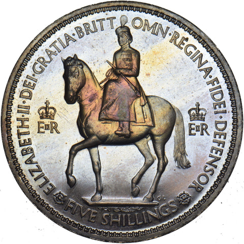 1953 Proof Crown - Elizabeth II British  Coin - Superb