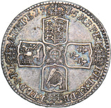 1745 LIMA Halfcrown - George II British Silver Coin - Nice