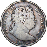 1817 Halfcrown - George III British Silver Coin
