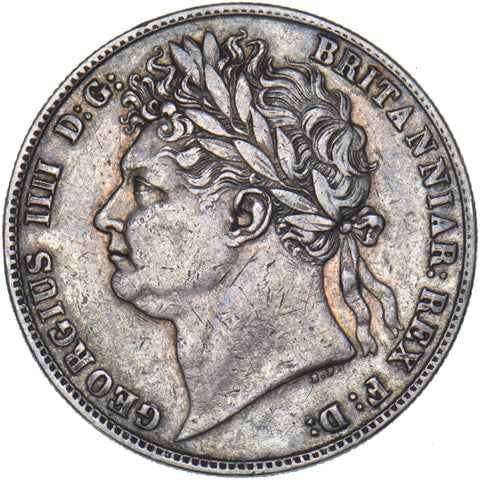 1823 Halfcrown - George IV British Silver Coin - Nice