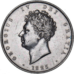 1825 Halfcrown - George IV British Silver Coin - Nice