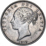 1879 Halfcrown - Victoria British Silver Coin - Nice