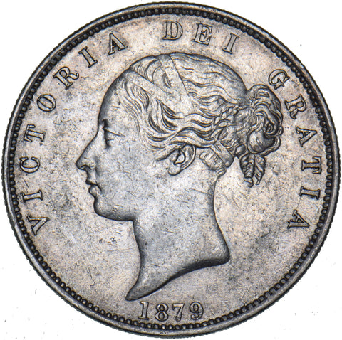 1879 Halfcrown - Victoria British Silver Coin - Nice