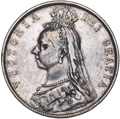 1892 Halfcrown - Victoria British Silver Coin