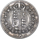 1892 Halfcrown - Victoria British Silver Coin