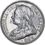 1893 Halfcrown - Victoria British Silver Coin - Nice