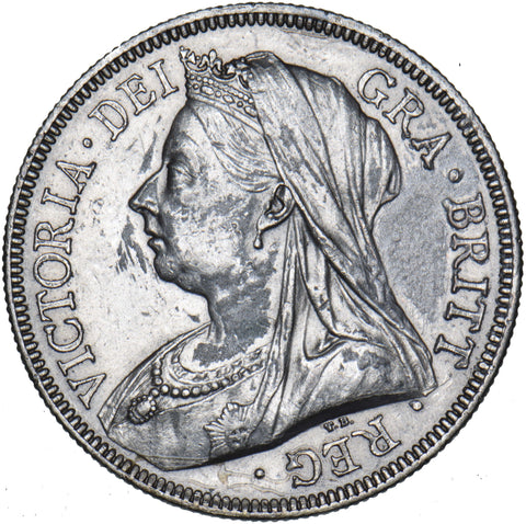1893 Halfcrown - Victoria British Silver Coin - Nice