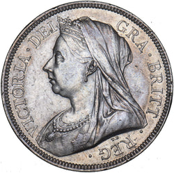1893 Halfcrown - Victoria British Silver Coin - Very Nice