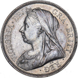 1893 Halfcrown - Victoria British Silver Coin - Very Nice
