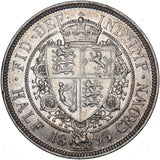 1893 Halfcrown - Victoria British Silver Coin - Very Nice