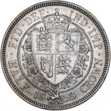 1893 Halfcrown - Victoria British Silver Coin - Nice