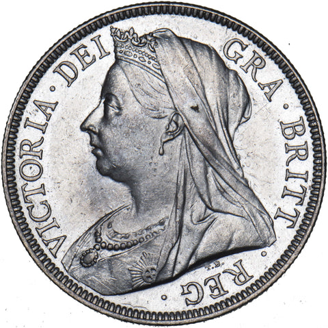 1897 Halfcrown - Victoria British Silver Coin - Very Nice