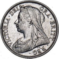 1900 Halfcrown - Victoria British Silver Coin - Nice