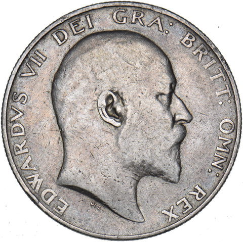 1903 Halfcrown - Edward VII British Silver Coin
