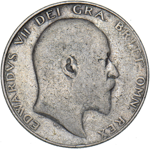 1905 Halfcrown - Edward VII British Silver Coin