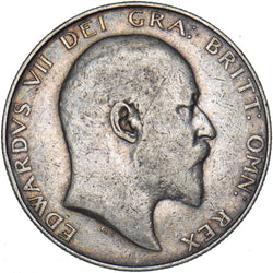 1908 Halfcrown - Edward VII British Silver Coin