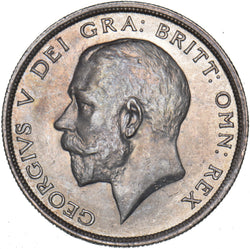 1915 Halfcrown - George V British Silver Coin - Very Nice